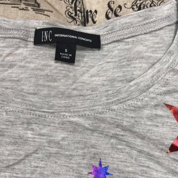 Inc Twisted Rainbow-Star T-Shirt - Picture 3 of 5